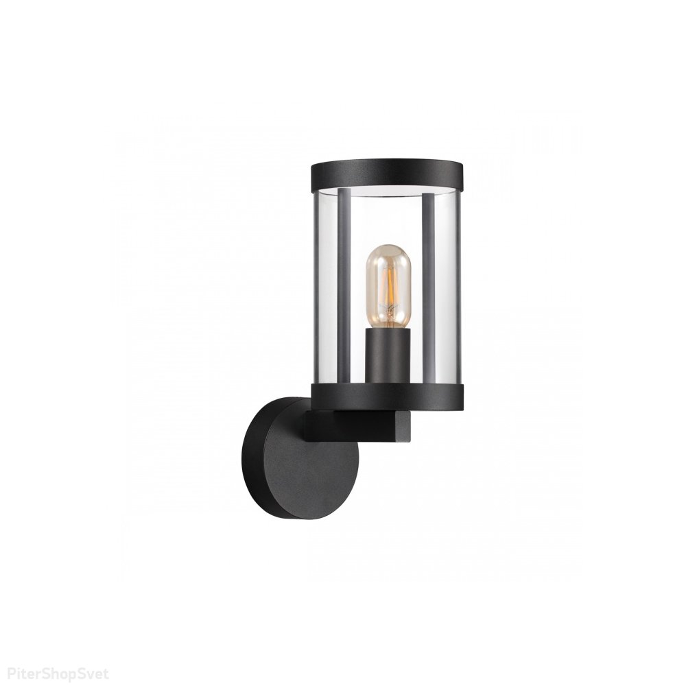 Уличный настенный светильник, тёмно-серый/прозрачный «IVORY» 370941