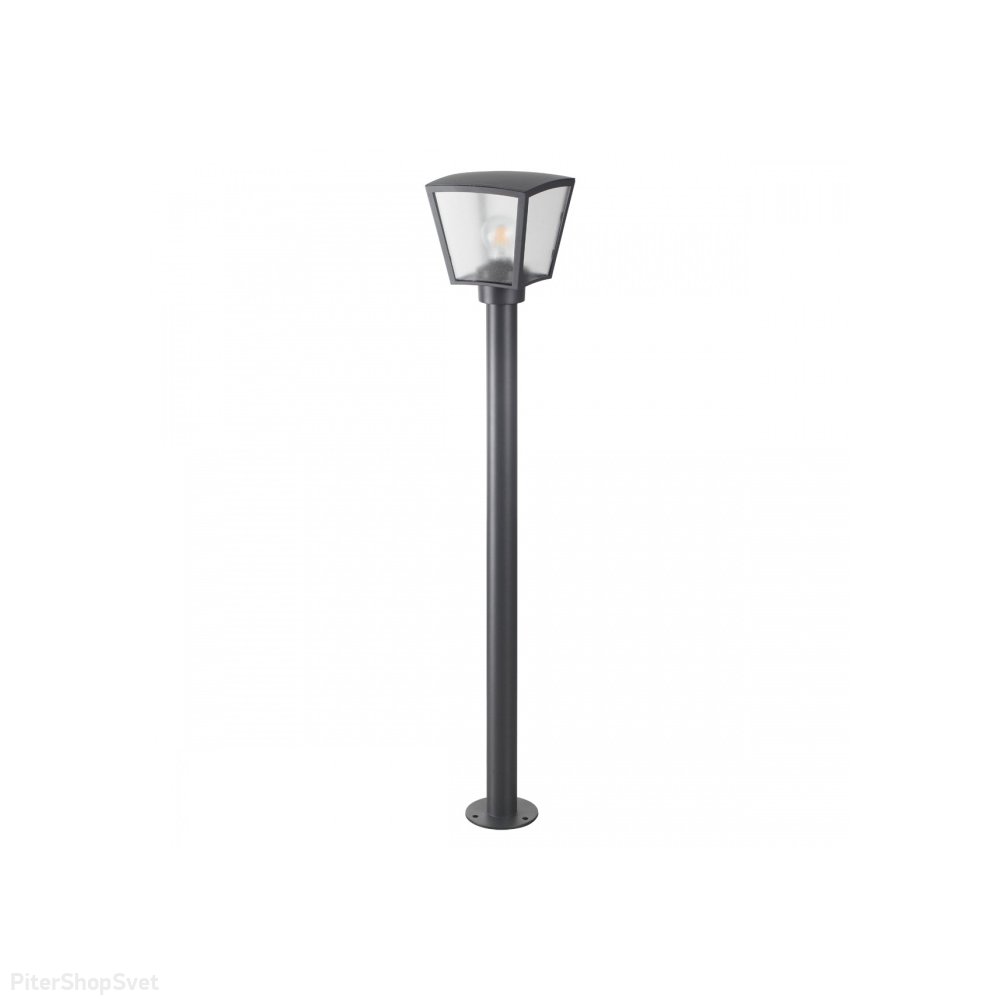 Тёмно-серый уличный светильник столб 110см «PARK» 370944