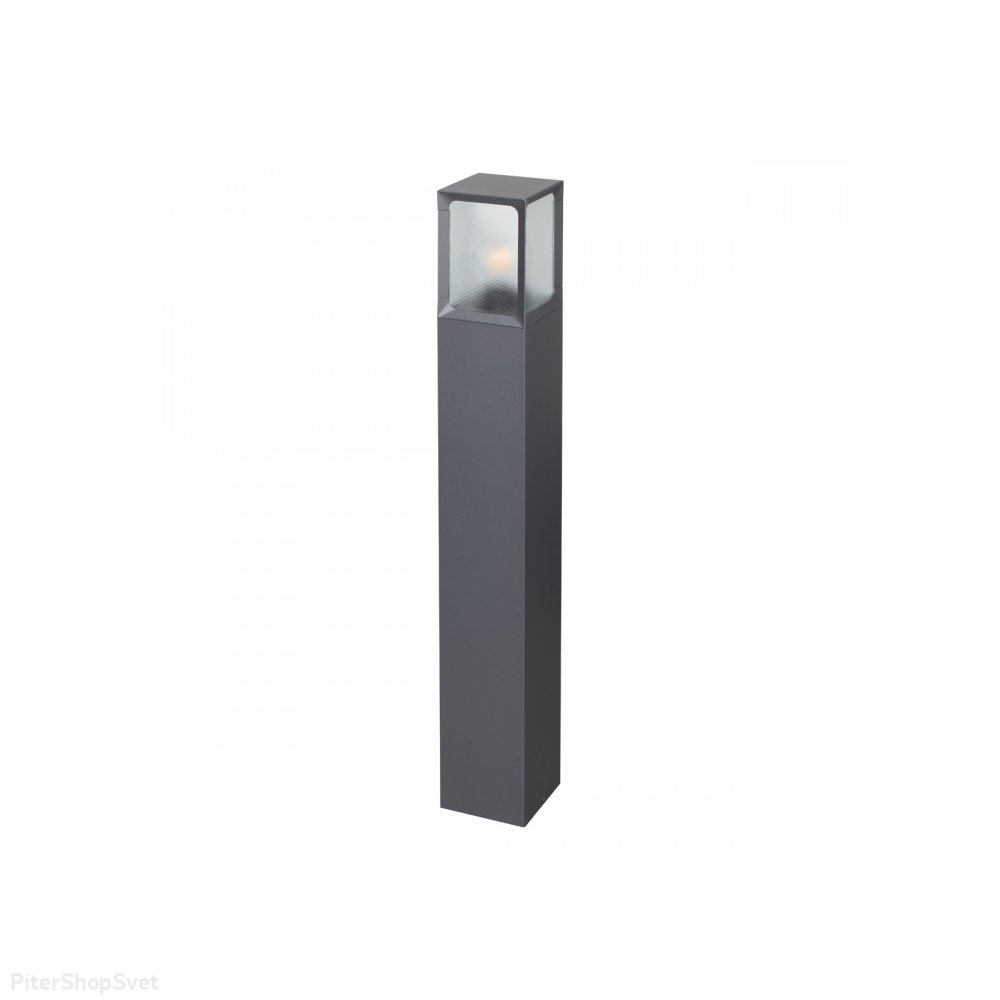 90см тёмно-серый уличный прямоугольный светильник столб «ARBOR» 370948