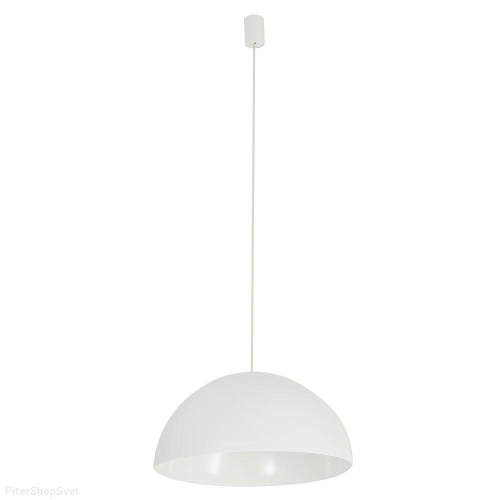 Белый 50см купольный подвесной светильник из металла «HEMISPHERE SUPER L» 10696