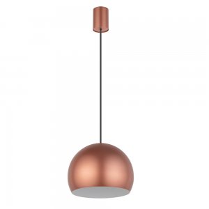 Купольный подвесной светильник из металла медного цвета «Candy»