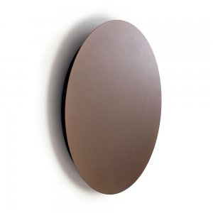 35см шоколадный плоский круглый настенный светильник подсветка «Ring Led L»