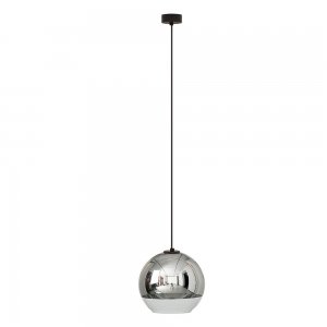 Подвесной светильник с хромированным плафоном «Globe Plus»