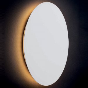 15см 7Вт белый плоский круглый настенный светильник подсветка 3000К «Ring»