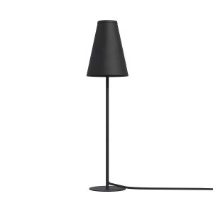 Чёрная настольная лампа абажур конус «Trifle»
