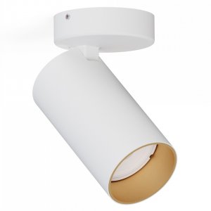 Белый накладной поворотный светильник «Mono»