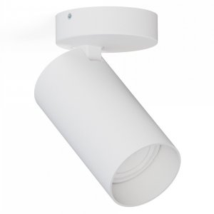 Белый накладной поворотный светильник «Mono»