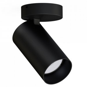 Чёрный накладной поворотный светильник «Mono»