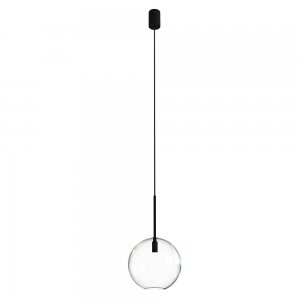 Чёрный подвесной светильник шар Ø20см «Sphere»