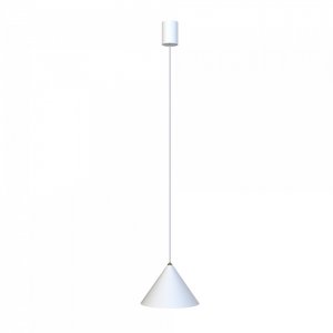 Белый подвесной светильник конус «Zenith»