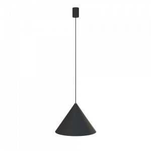 Чёрный подвесной светильник конус «Zenith»