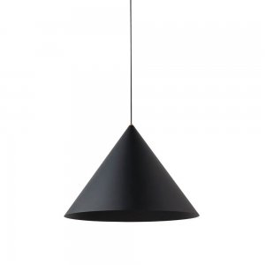 Чёрный подвесной светильник конус «Zenith»