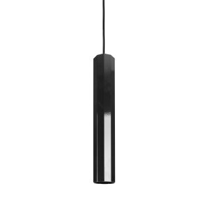 Чёрный подвесной светильник «Poly»