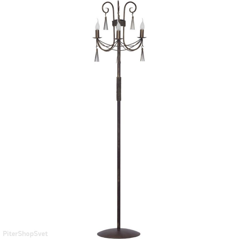 Напольный торшер со свечами «TWIST» 2765