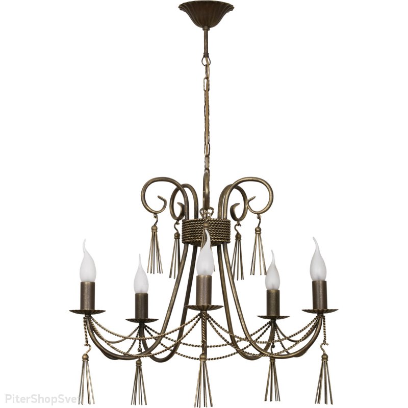 Подвесная люстра свечи «TWIST» 2766