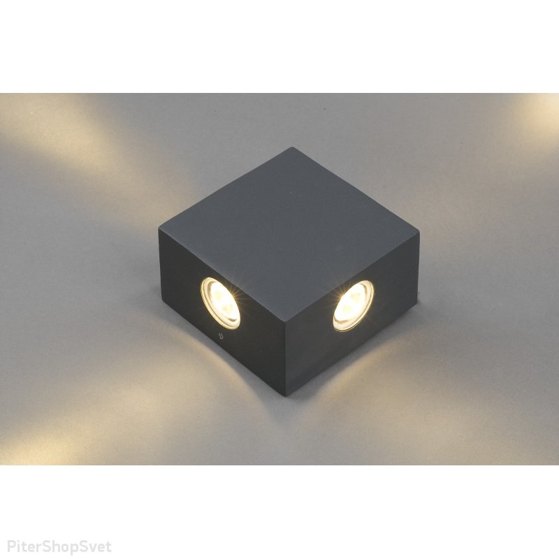 Уличный настенный светильник для подсветки лучами «ZEM» 4444
