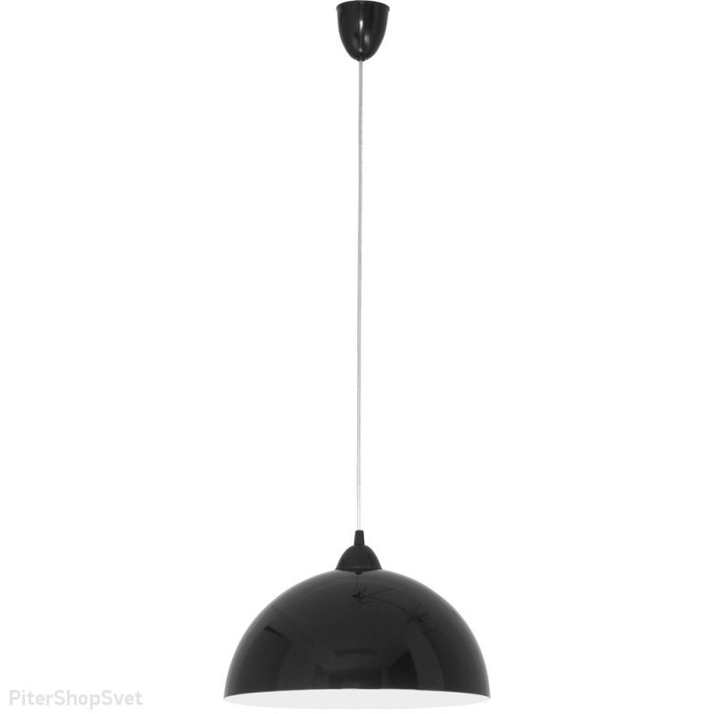Подвесной светильник с чёрный плафоном «HEMISPHERE» 4838