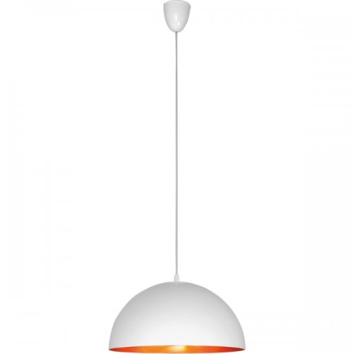 Белый купольный подвесной светильник «HEMISPHERE» 4893