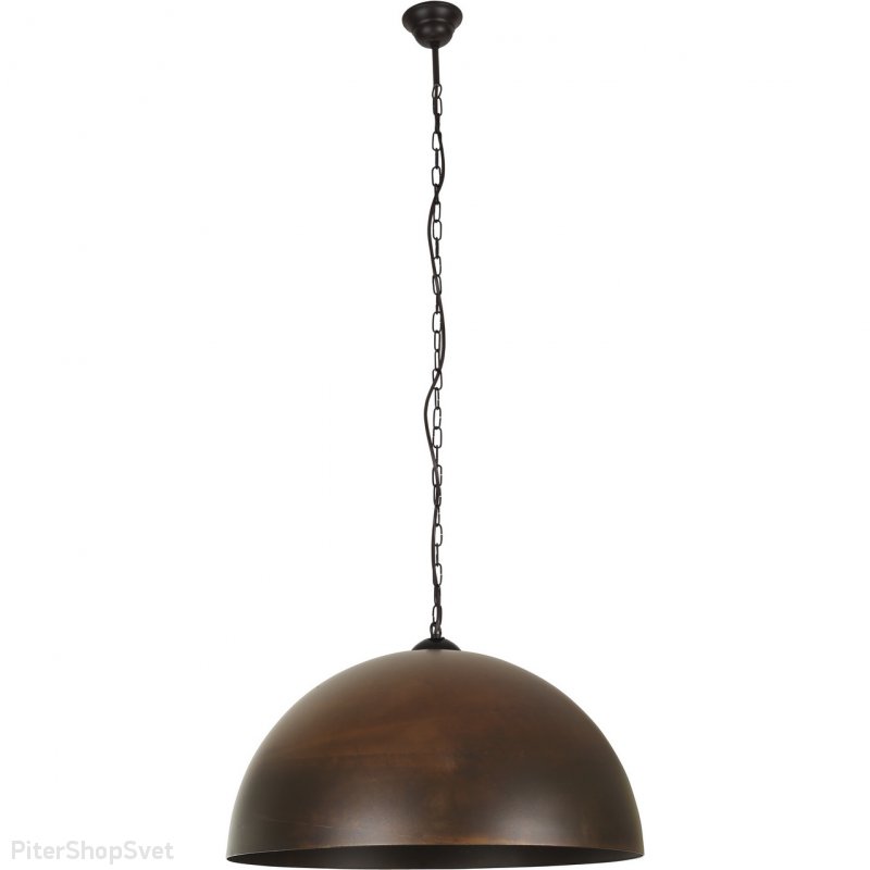 Купольный подвесной светильник «HEMISPHERE RUST L» 6368