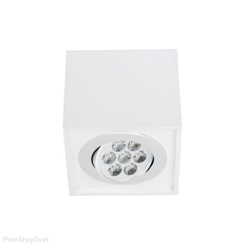 Накладной светодиодный светильник белого цвета «BOX LED» 6422