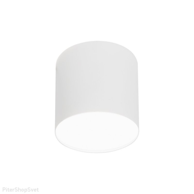 белый накладной светильник «POINT PLEXI» 6525