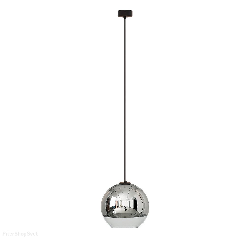 Подвесной светильник с хромированным плафоном «Globe Plus» 7606