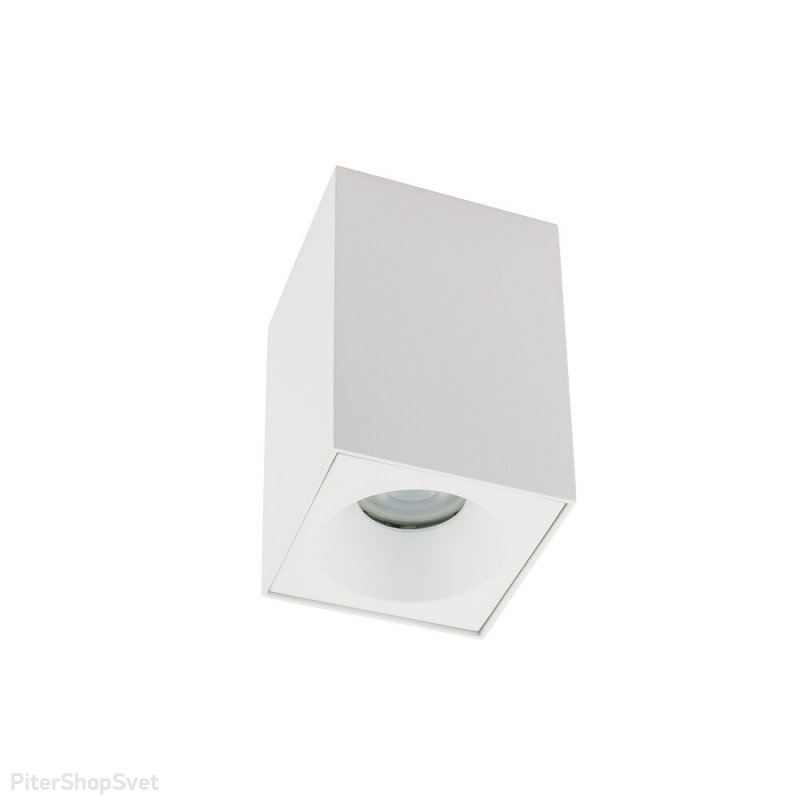 Белый прямоугольный накладной потолочный светильник «Bravo» 8364