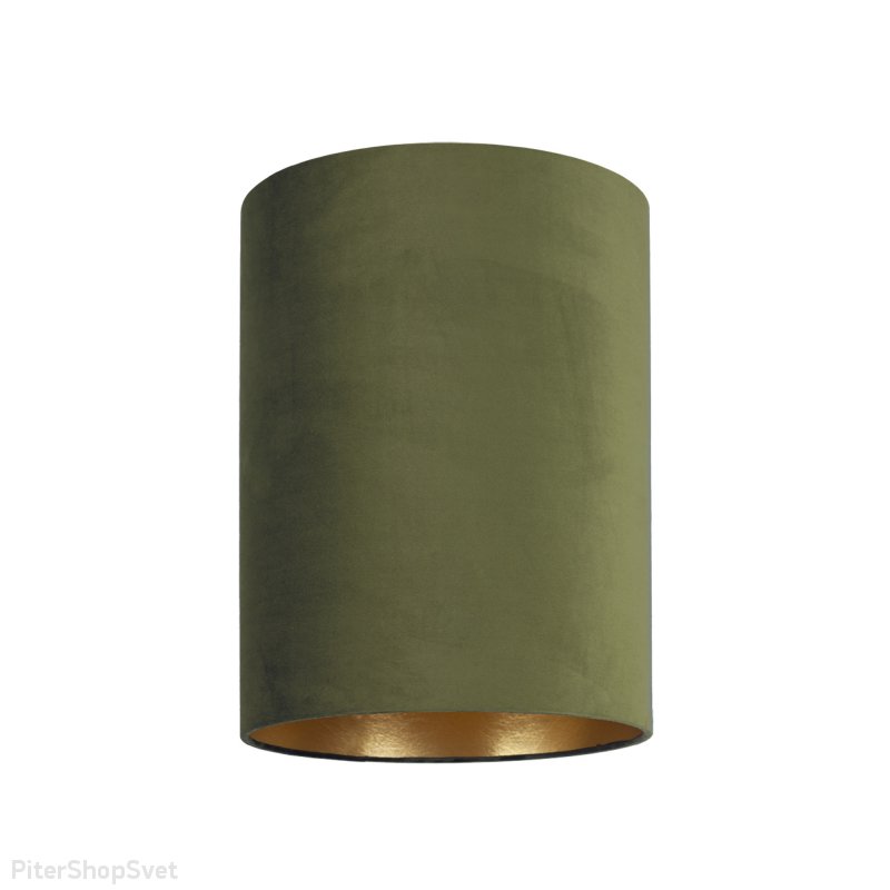 Зелёный текстильный абажур «CAMELEON BARREL L V GN/G» 8417