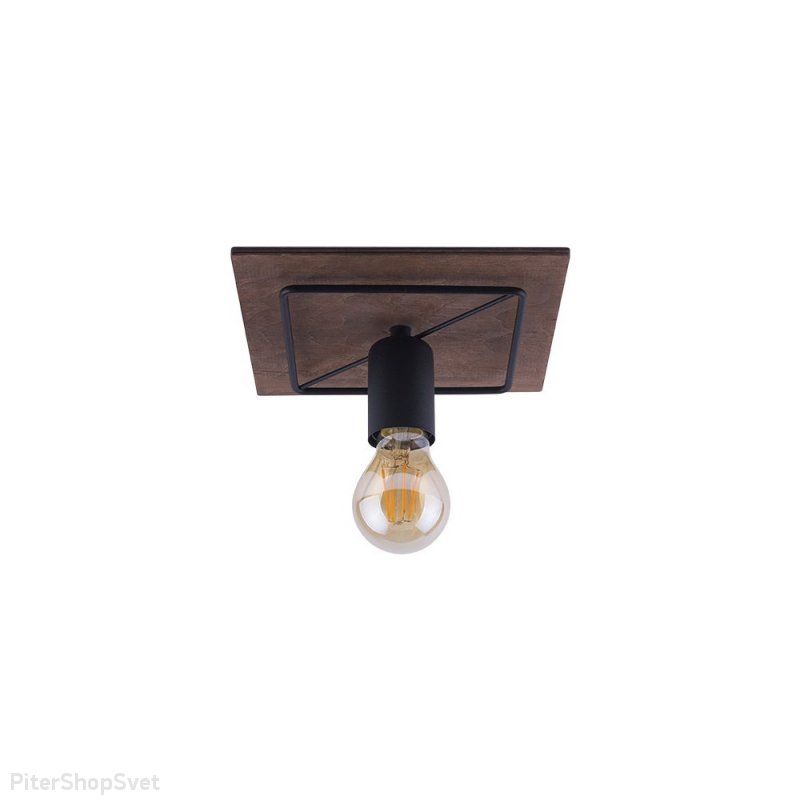 Потолочный светильник на деревянном основании «COBA ANTIQUE» 9042