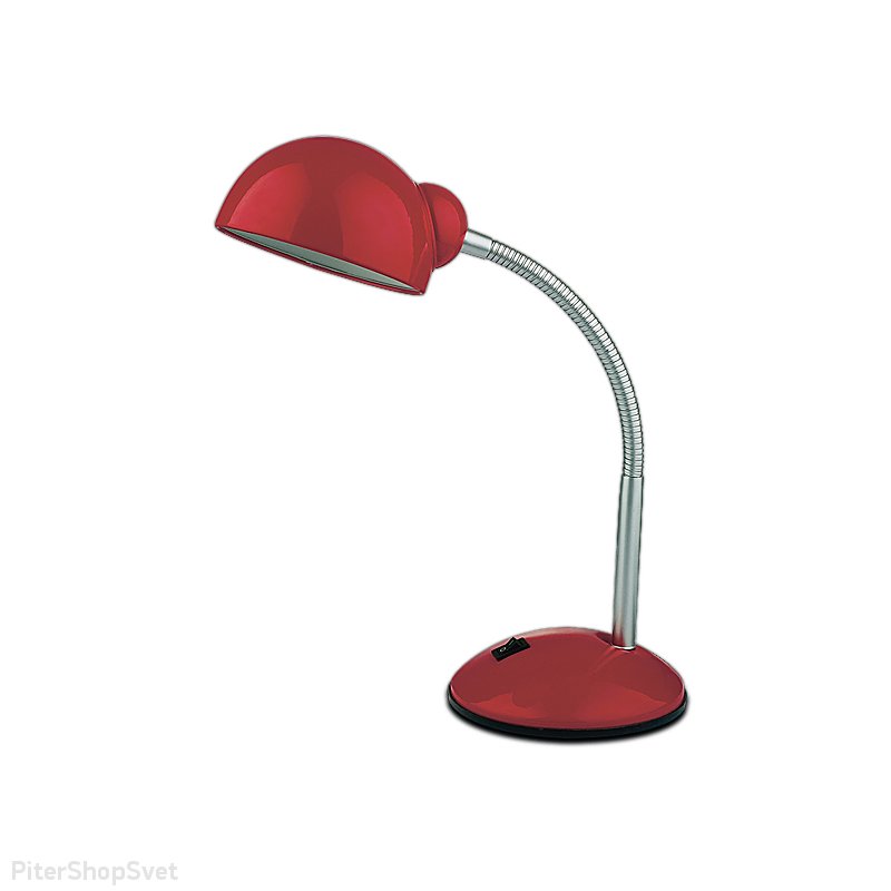 Красная настольная лампа с гибкой ножкой «Kiva» 2081/1T