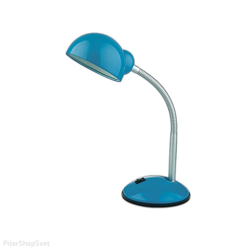 Синяя настольная лампа с гибкой ножкой «Kiva» 2082/1T
