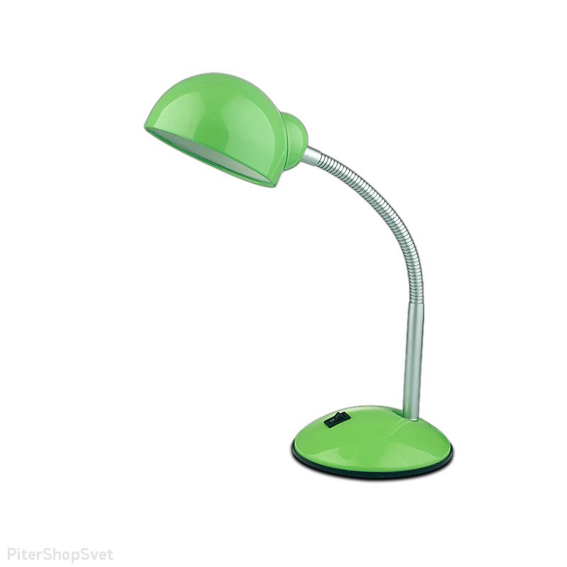 Зеленая настольная лампа с гибкой ножкой 2083/1T «Kiva»