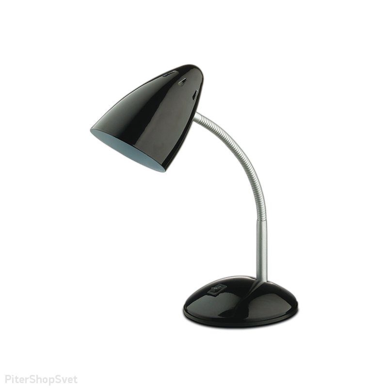 Чёрная настольная лампа на гибкой ножке 2100/1T Gap Odeon Light