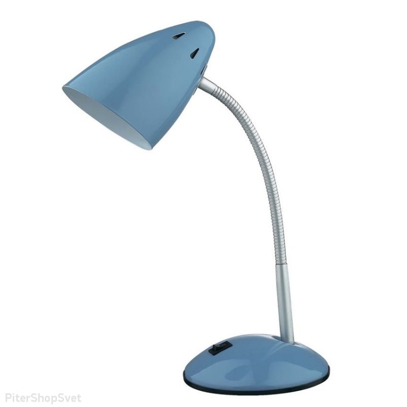 Синяя настольная лампа на гибкой ножке 2102/1T Gap Odeon Light