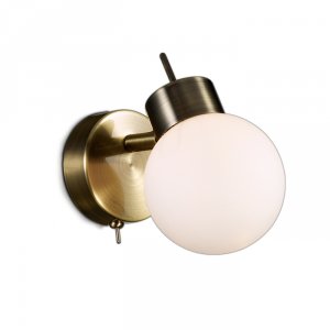 Спот одиночный цвета бронзы с выключателем 2071/1W Sofit