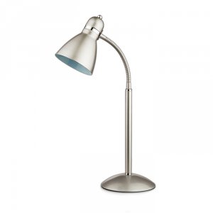 Настольная лампа цвета серебристый металлик 2409/1T «Mansy»