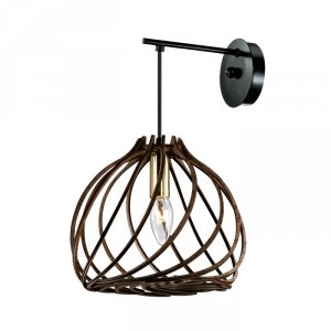 Бра с абажуром из клееной фанеры 2893/1W SPIRA