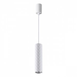 Белый подвесной светильник цилиндр «AD ASTRUM»