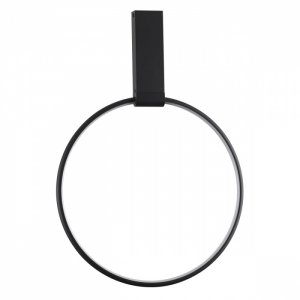 Чёрный поворотный настенный светильник кольцо 32Вт 3000К «Annel»