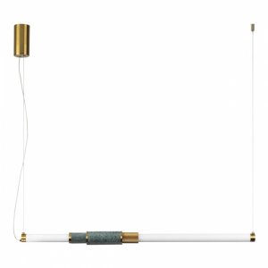 14Вт 3000К длинный подвесной светильник с изумрудным мрамором «Marmi»