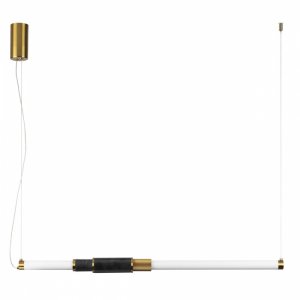 14Вт 3000К длинный подвесной светильник с чёрным мрамором «Marmi»