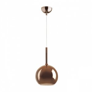 Подвесной светильник с двойным медным плафоном «Leva»