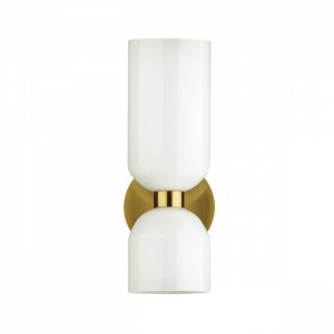 Настенный светильник бронзового цвета с белыми плафонами «ORINOCO»