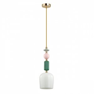 Подвесной светильник с керамическим декором «Classic Candy»