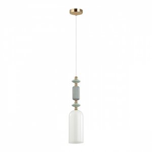 Подвесной светильник с декором из керамики «Classic Candy»