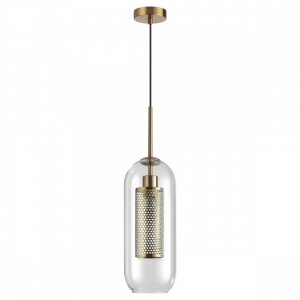 Подвесной светильник бронзового цвета «Clocky»