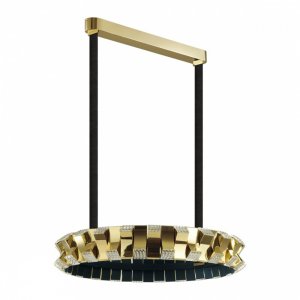 Подвесная люстра кольцо на ремнях 79см 80Вт 3000К «Asturo»