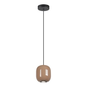 Светло-терракотовый металлический подвесной светильник «Ovali»