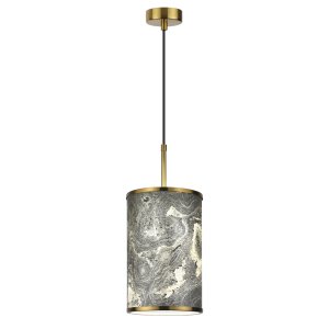 Подвесной светильник с абажуром из натурального природного материала «Bergi»