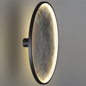 60см круглый настенн-потолочный светильник подсветка из камня 55Вт 3000К «Stoflake»